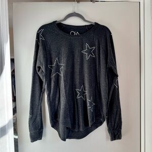 Chaser Dark Grey Long Sleeve Shirt
